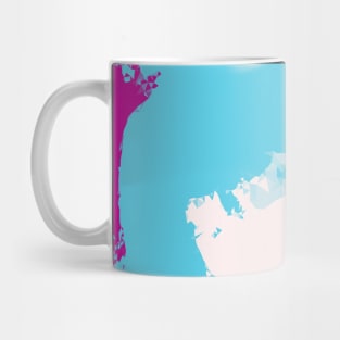 Square Unicorn Lines Pattern Mug